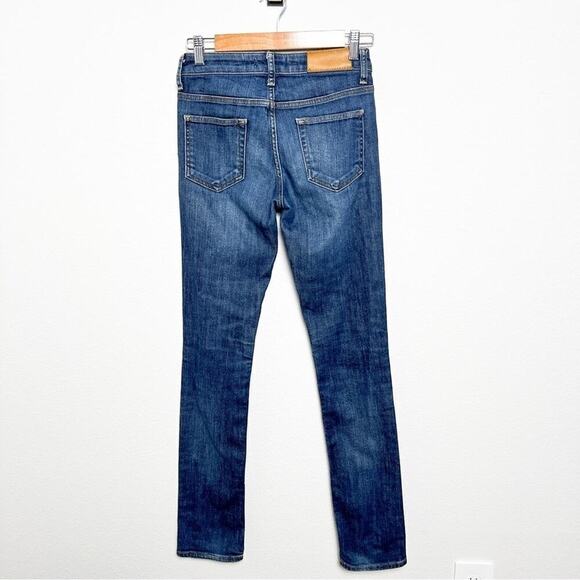 ACNE Hex DC Slim Straight Skinny Denim Jeans low rise Indigo 25 y2k Indie sleaze - Picture 5 of 8